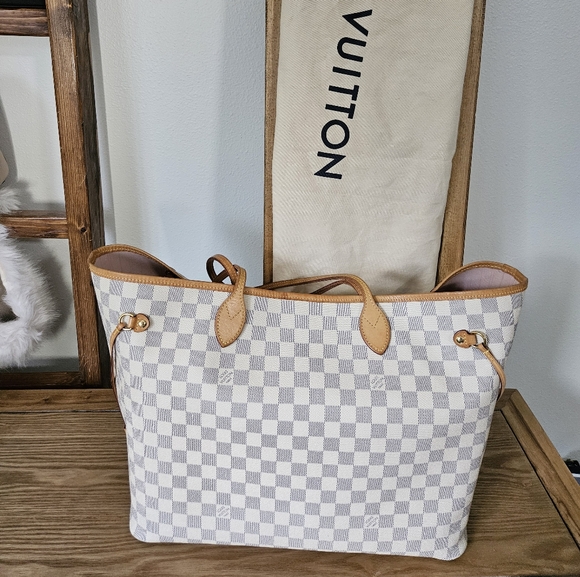 Louis Vuitton Damier Azur neverfull GM w/ pouchette - Picture 8 of 15
